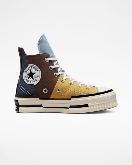 Tenisi Inalti Dama Converse Chuck 70 Plus Material Mashup Maro Bleumarin | RO VORCL731